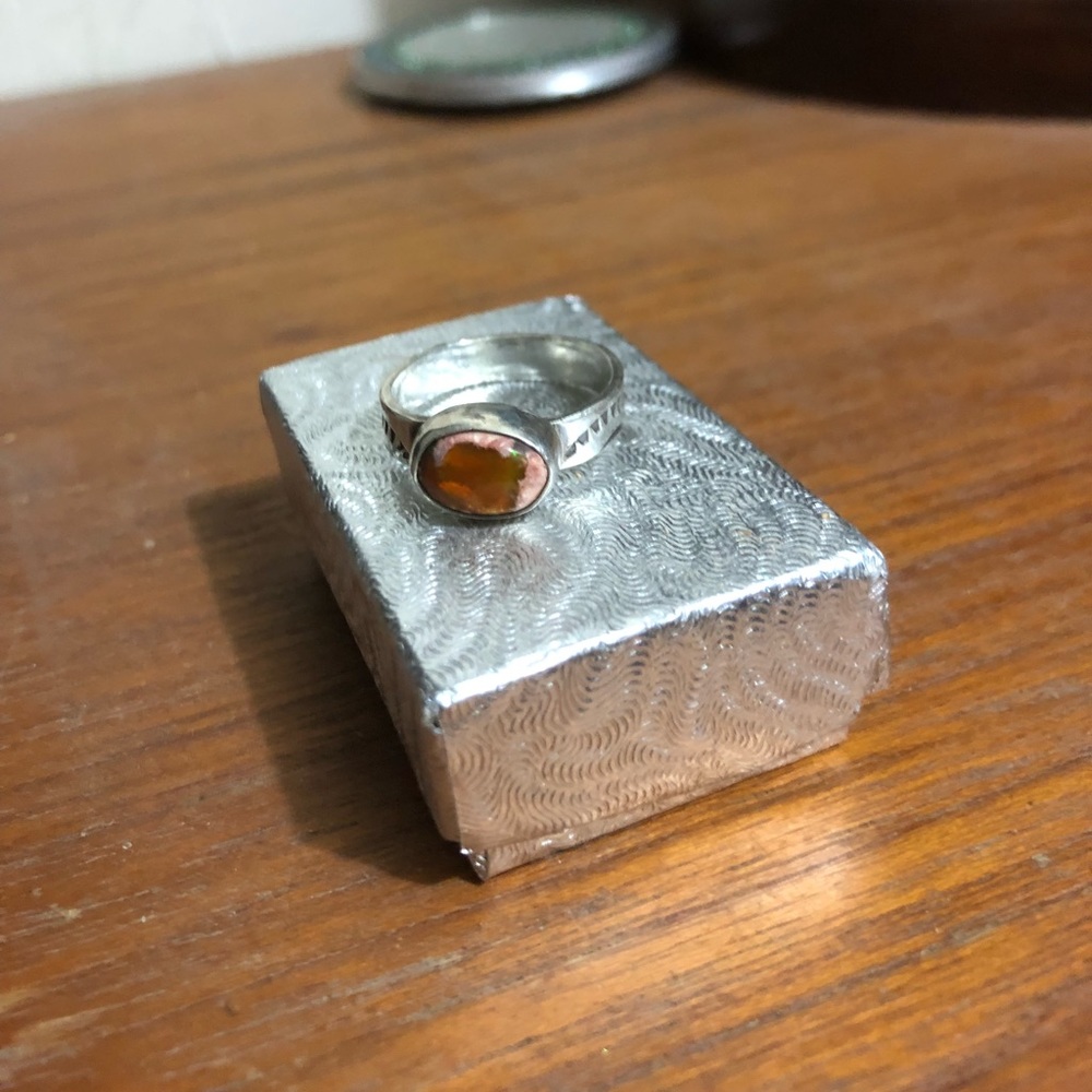 Fire Opal Ring - image 1